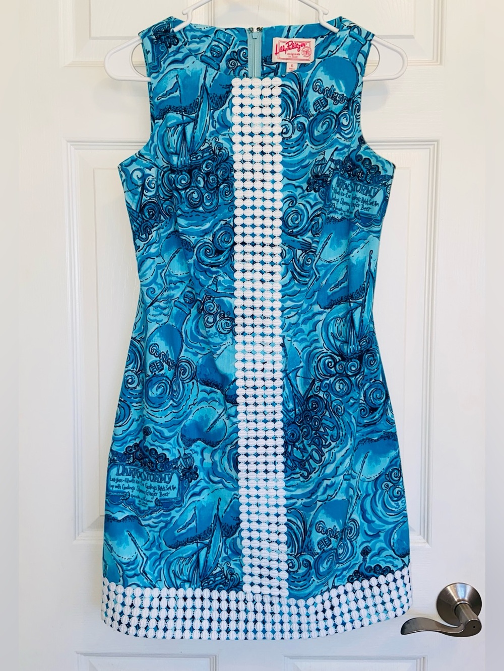 Lilly Pulitzer + Goslings Holy Grail Dark N Stormy Shift Dress